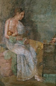 Danae und Perseus als Kind von Erich Lessing