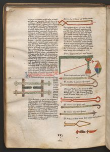 Ganzseitig: Text und Zeichnungen von chirurgischen Instrumenten von Erich Lessing