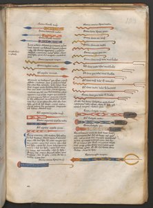 Vollseite: Text und Illustrationen von chirurgischen Instrumenten von Erich Lessing