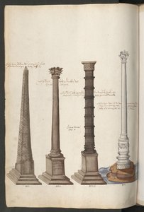 Obelisk und Säulen von Erich Lessing