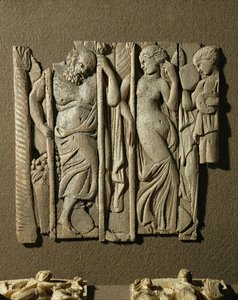 Thiasos, ein bacchantischer Umzug mit Silen und tanzenden Mänaden von Erich Lessing