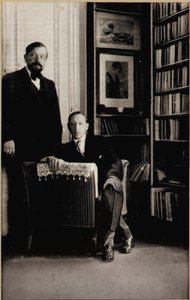 Porträt von Igor Strawinsky und Claude Debussy zur Zeit der Diaghilev-Ballette 