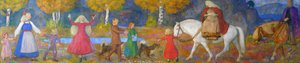 Kleine Kjersti und der Elfenkönig von Erik Theodor Werenskiold