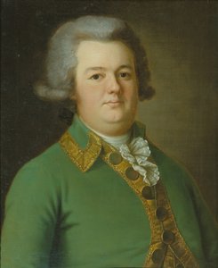 Porträt von Vasily Ivanovich Likhachev, 1791 von Ermolay Dementyevich Kamezhenkov
