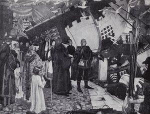Der in Italien geborene englische Entdecker John Cabot, der die nordamerikanische Küste entdeckte