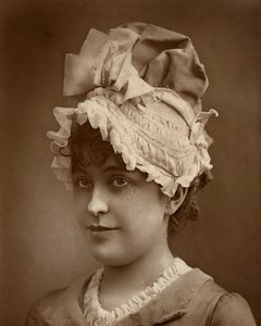 Geraldine Ulmar, amerikanische Sängerin und Schauspielerin, 1887 von Ernest Barraud