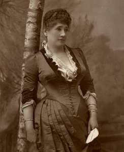 Mrs. John Wood, britische Schauspielerin und Theaterleiterin, 1888 von Ernest Barraud
