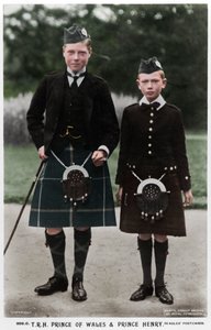 Der Prinz von Wales und Prinz Heinrich, ca. 1910