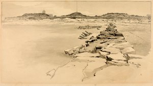 Fort Moultrie auf dem Gelände des alten Fort Sullivan von Ernest C. Peixotto