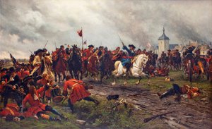 Wilhelm III. von England in der Schlacht am Boyne