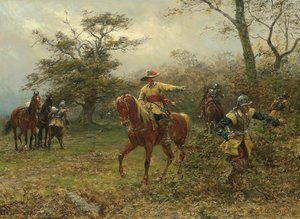 Die Boscobel-Eiche, 1889