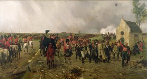 Wellingtons Marsch von Quatre Bras nach Waterloo, 1878