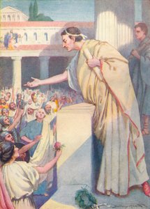 Am folgenden Morgen hielt Cicero eine weitere Rede gegen Catilina von Ernest Dudley Heath