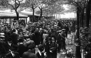 Gesamtansicht des Vogelmarktes, Paris, 1931 von Ernest Flammarion