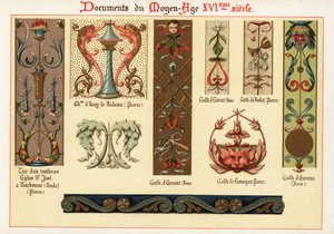 Designelemente aus dem 16. Jahrhundert von Ernest Guillot