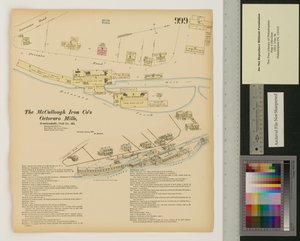 Octoraro Mühlen, Rowlandville, Maryland, Hexamer General Surveys, 1876 von Ernest Hexamer