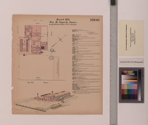 Record Mill, Elkton, Maryland, Hexamer General Surveys, 1884 von Ernest Hexamer