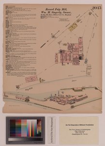 Record Pulp Mill, Elkton, Maryland, Hexamer General Surveys, 1808 von Ernest Hexamer