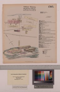 Schlosser-Gerberei, England und Bryan-Gerbereistation, Maryland, Hexamer General Surveys, 1880 von Ernest Hexamer