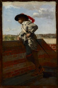 Auf einer Terrasse, 1867 von Jean Louis Ernest Meissonier