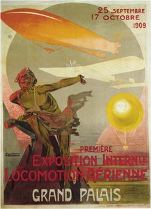 Der erste Salon de la locomotion aérienne von Ernest Montaut