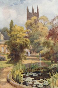 Botanische Gärten und Magdalen Tower