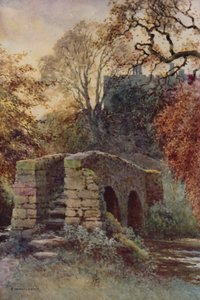 Dorothy Vernons Brücke, Haddon von Ernest William Haslehust
