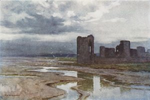 Sands of Dee, Flint Castle von Ernest William Haslehust