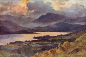 Windermere von Orrest Head von Ernest William Haslehust