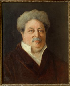 Porträt von Alexandre Dumas Père (1802-1870) von Ernestine Philippain