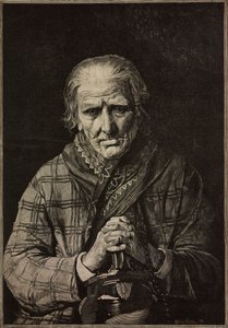 Winter, Galleria Pisani, Gravur von Ernesto Mancastroppa nach einem Gemälde von Professor E Grilli, aus L