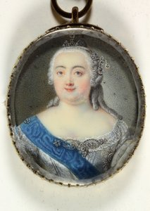 Elisabeth Petrowna, Kaiserin von Russland (Emaille)