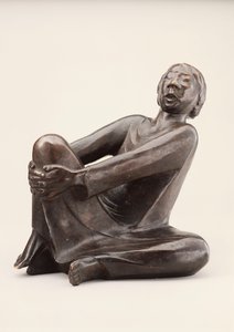 Der singende Mann, entworfen 1928 und gegossen 1930 von Ernst Barlach