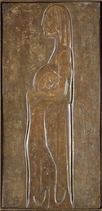 Witwe und Tochter: Studie für das Denkmal für die Toten des Ersten Weltkriegs