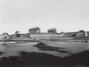 Sianfu, Pei men, Shensi, Nordtor von Sianfu, die Provinzhauptstadt von Ernst Boerschmann