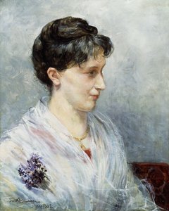Porträt von Maria von Ernst Josephson