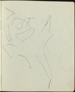 Tänzer und Darsteller Seite aus einem Skizzenbuch, ca. 1911