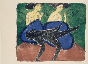 Amerikanische Mädchen von Ernst Ludwig Kirchner