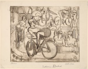 Radrennen von Ernst Ludwig Kirchner