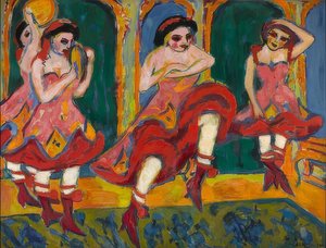 Czardastänzerinnen von Ernst Ludwig Kirchner