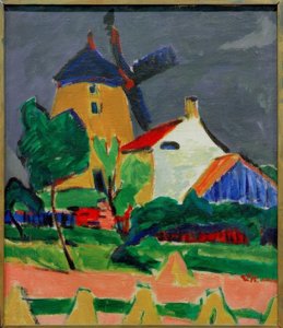 Die Windmühle bei Moritzburg