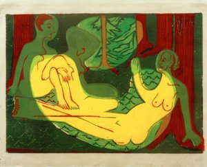 Drei Akte im Walde von Ernst Ludwig Kirchner