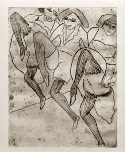 Hamburger Tänzerinnen von Ernst Ludwig Kirchner