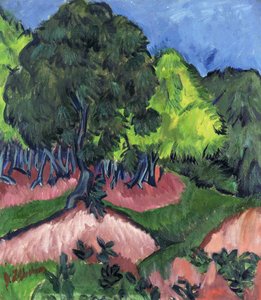 Landschaft mit Kastanienbaum, 1913