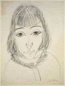 Porträt von Erna von Ernst Ludwig Kirchner