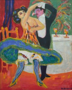 Varieté (Englisches Tanzpaar) von Ernst Ludwig Kirchner