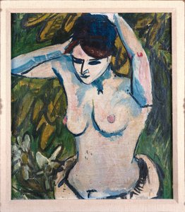 Frau mit erhobenen Armen, 1910