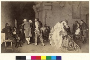 Abschied von Marie Antoinette von Ludwig XVI. und seine Freilassung aus dem Gefängnis von Ernst Meisel