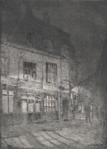 Lille: Liebesgässchen, 1916 von Ernst Oppler