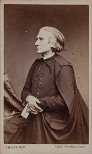 Porträt des Komponisten Franz Liszt 1811-1886